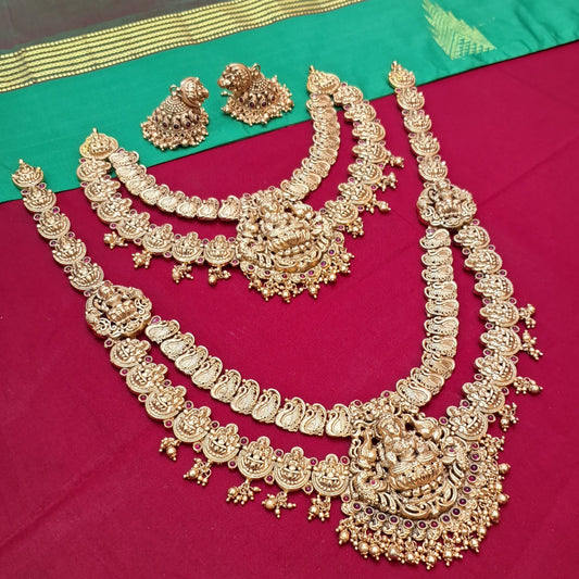 Rental Jewlery - Two Layer Temple Bridal Jewelry Set
