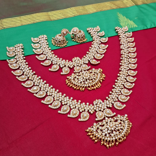 Rental Jewlery - Matt Gold Kundan Bridal Jewelry