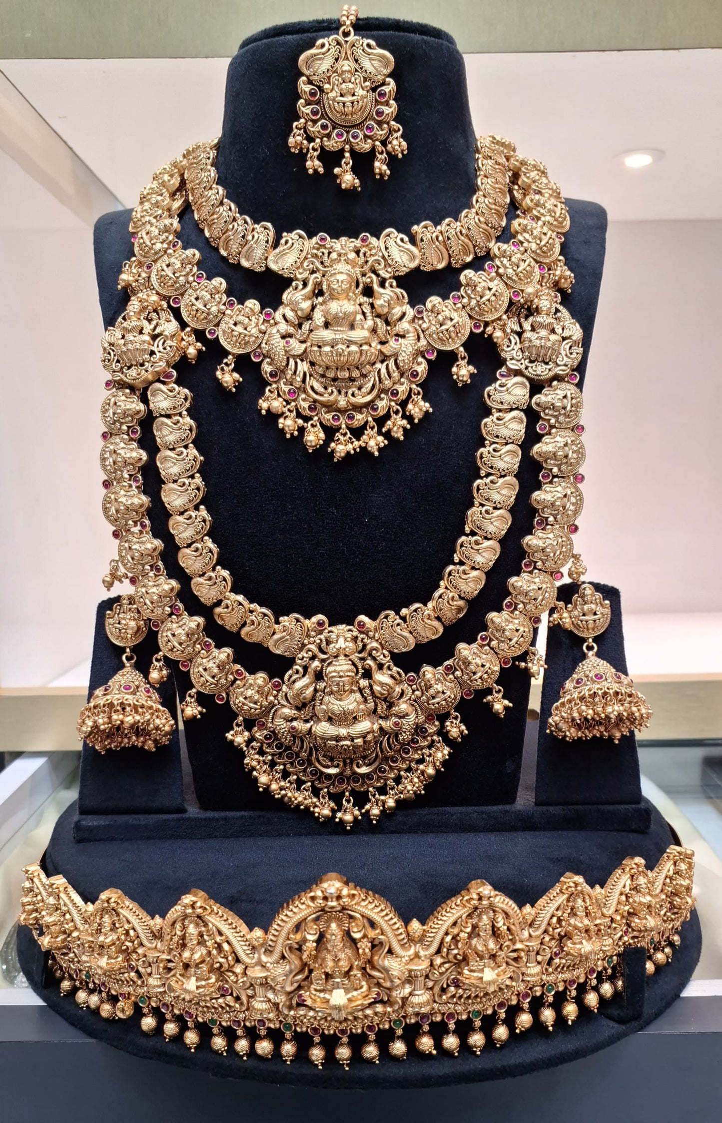 Rental Jewlery - Two Layer Temple Bridal Jewelry Set
