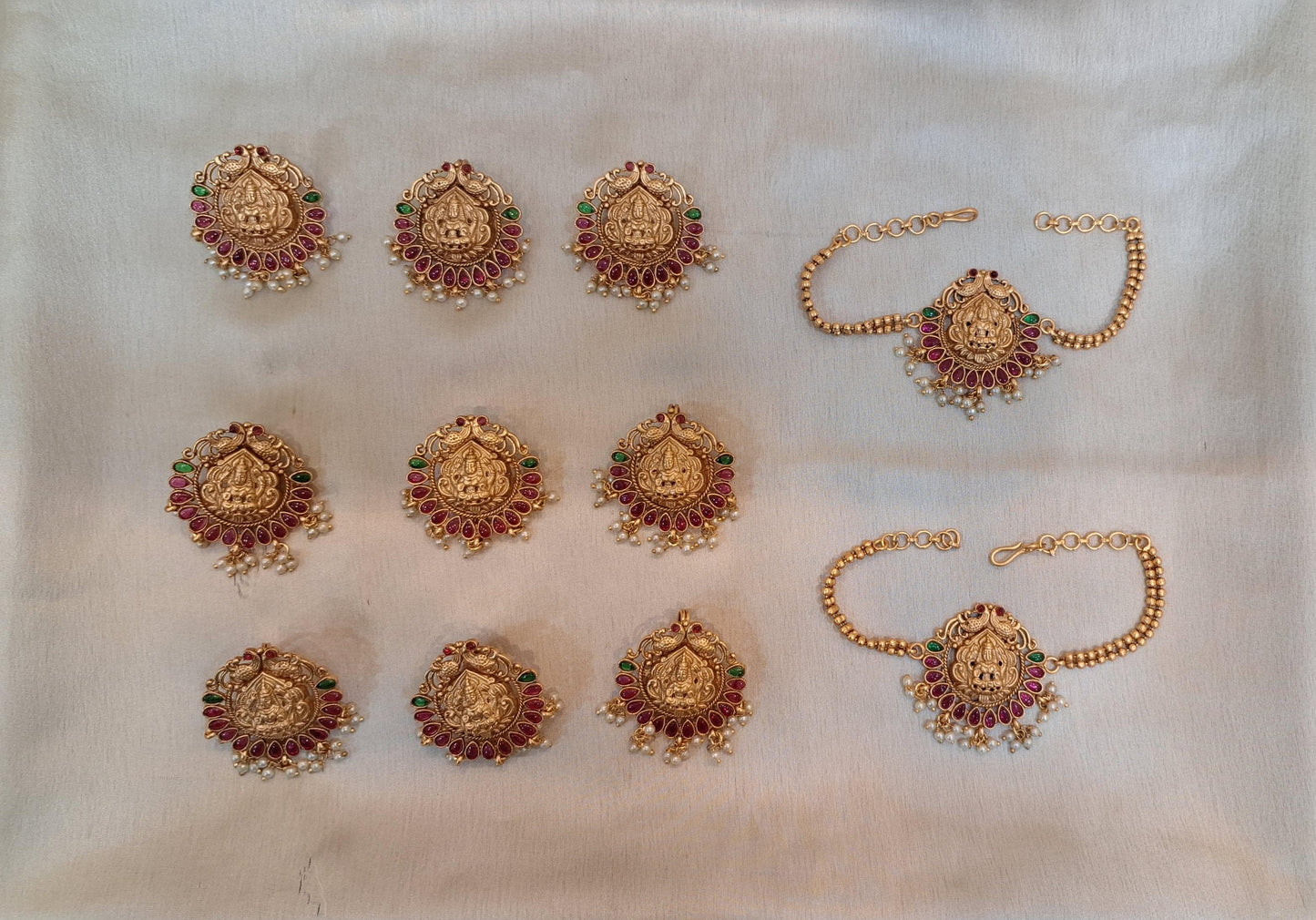 Rental Jewlery - Matt Antique Temple Bridal Jewelry